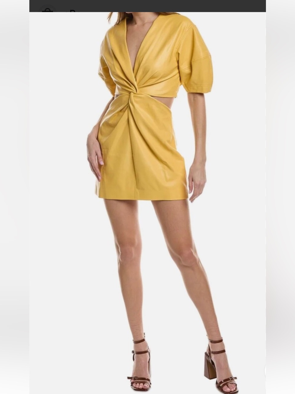 NWT Jason Wu Faux Leather Cut Out Mini M